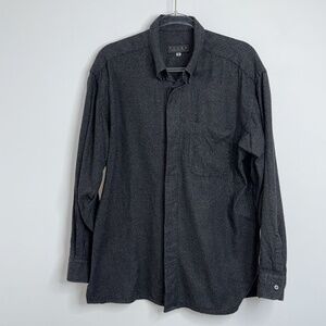 SULKA Gray 100% Cotton Shacket Shirt Men's Size M Casual Made in ItalySULKA Gray